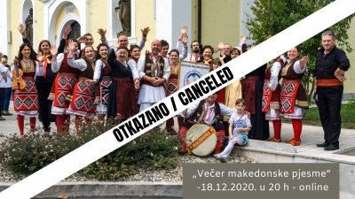 Večer makedonske pjesme 2020. - OTKAZANO