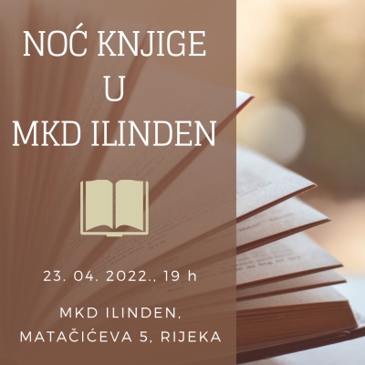 Noć knjige u MKD Ilinden