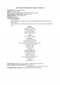 OBAVIJEST - Tradicionalna makedonska gala večer 2023