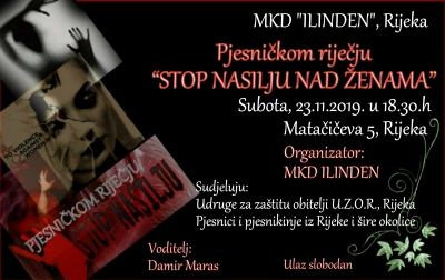 Pjesničkom riječju stop nasilju nad ženama
