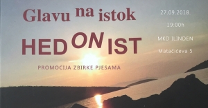 Promocija zbirke pjesama &quot;Glavu na istok&quot;