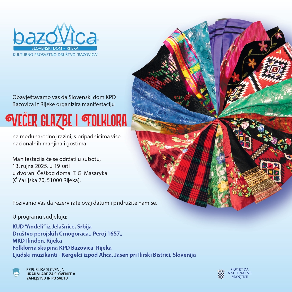 MKD Ilinden nastupa na „Večeri glazbe i folklora”
