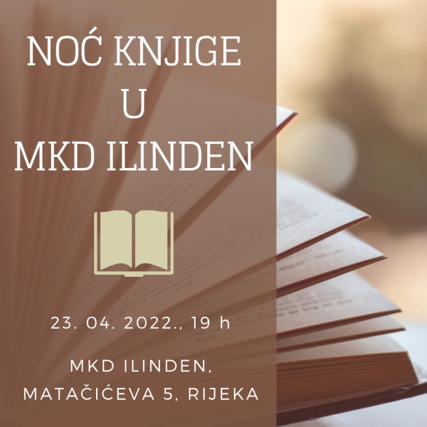 Noć knjige u MKD Ilinden 2022.