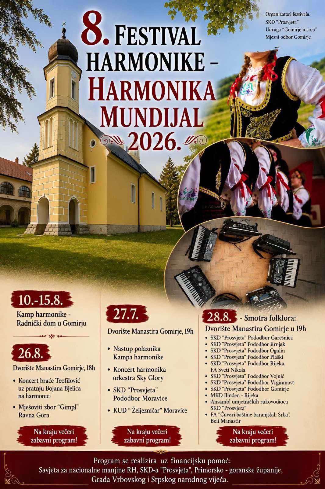 MKD Ilinden na Festivalu harmonike u Gomirju