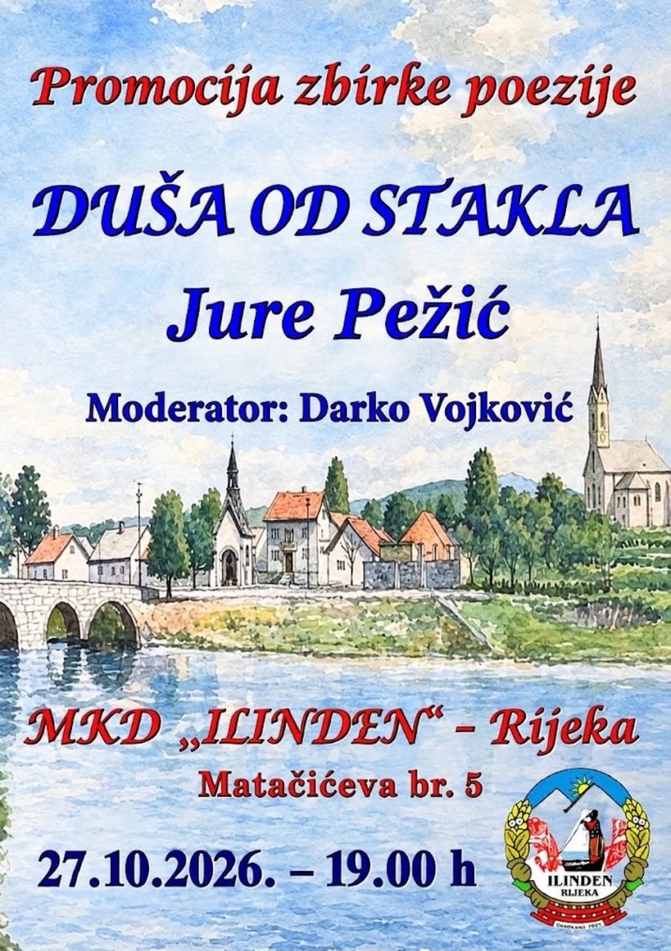 Promocija zbirke poezije „Duša od stakla“ autora Jure Pezića